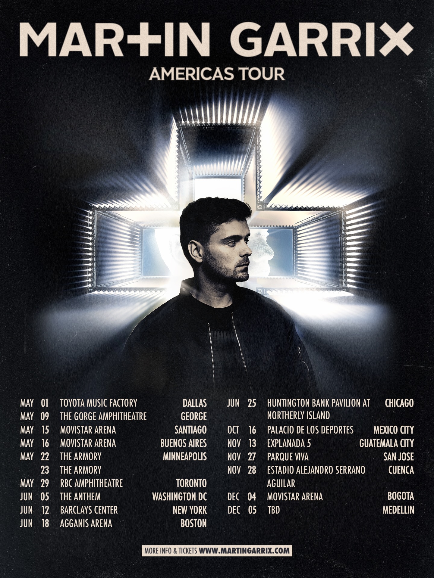 Martin Garrix MARTIN GARRIX AMERICAS TOUR Poster 2026